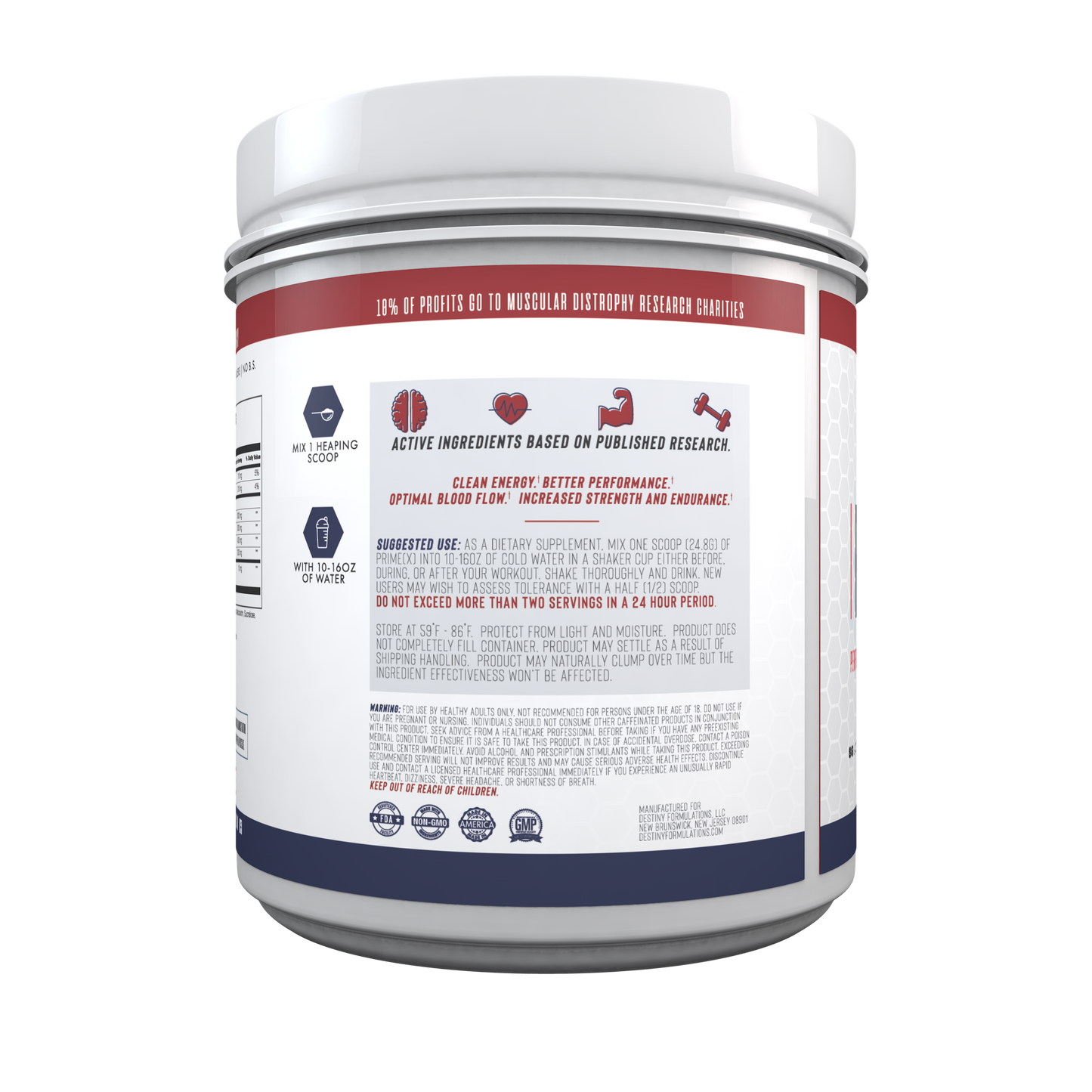 PRIME(X) - Non-Stimulant PreWorkout
